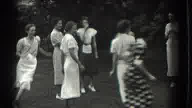 Southhampton New York (1937): Adult Women Playing Tag