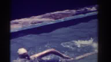 Southhampton New York (1937): A Women Swims In A Pool Later A Group Of Women Put