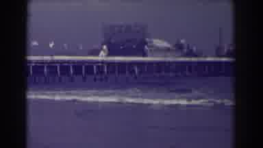 Atlantic City New Jersey (1938): A Beautiful Day Near The Boardwalk Swimming