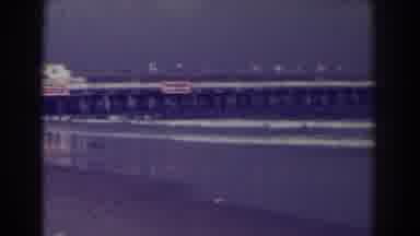 Atlantic City New Jersey (1938): View Of Beach With Dock And Sea And Short Clip Of