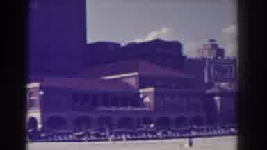Atlantic City New Jersey (1938): Beautiful Buildings Right Next To Each Other And