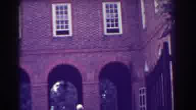 Atlantic City New Jersey (1938): Footage Of An Old Brick Manor With An Iron Gate