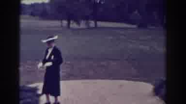 Atlantic City New Jersey (1938): Man And Woman In The Park
