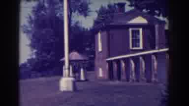 Atlantic City New Jersey (1938): View Of Brown Building White White Pole On A