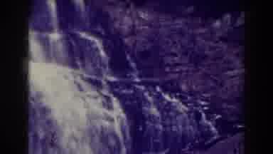Blackwater Falls West Virginia (1938): Waterfalls At Blackwater Falls In West