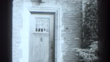 Cumberland Maryland (1938): View Of Closed Wooden Door On A Clear Sunny Day