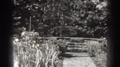 Cumberland Maryland (1938): A Clean And Grassy Home Garden