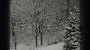 Martinsburg West Virginia (1938): Camera Pans From Right To Left Showing Snow On