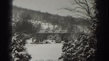 Martinsburg West Virginia (1938): Snowing in The Virginia Park