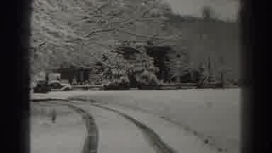 Martinsburg West Virginia (1938): Snow Covered Landscape With Snow Covered Trees