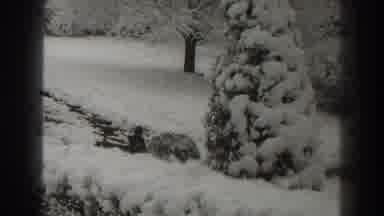 Martinsburg West Virginia (1938): Black And White Footage Mountain Covered In Snow