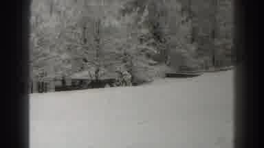Martinsburg West Virginia (1938): A Beautiful Snowy Landscape Of A Sloping Hill