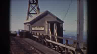 Mount Washington New Hampshire (1938): Small Building On Railroad Bridge With