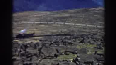 Mount Washington New Hampshire (1938): Train Backing Down Train Tracks