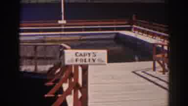 Mount Washington New Hampshire (1938): Sunlit Well Constructed Dock In A Calm