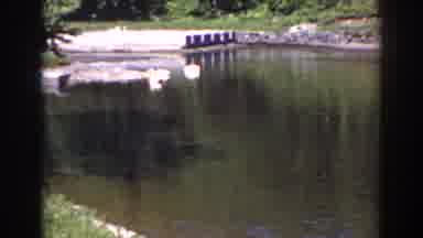 Mount Washington New Hampshire (1938): View Of White Objects In Still Pond On A