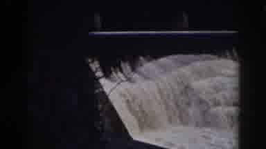 Mount Washington New Hampshire (1938): Man And Waterfall Flowing Fast
