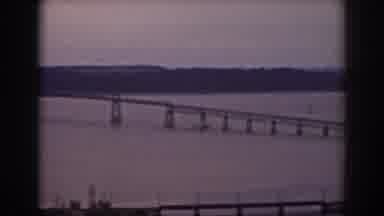 Mount Washington New Hampshire (1938): Long Beautiful Bridge Over Water