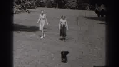 New Jersey (1938): Mother And Daughter Taking An Afternoon Stroll Through The Park