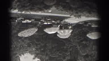 New Jersey (1938): Tables And Umbrellas Await You In The Garden Full Of Greenery