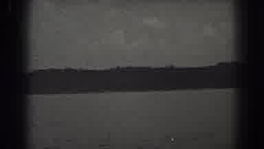 New Jersey (1938): Old Black And White Photo Of A Creepy Lake Going In Dusty