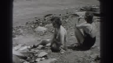 New Jersey (1938): Two Women Sitting At A Shore Line
