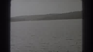 New Jersey (1938): View Of Mountains And Calm Lake Water On A Clear Day