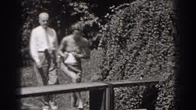 New Jersey (1938): An Old Man And A Young Girl Go To The Park And Sit On The Bench