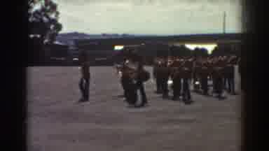 Quebec (1938): Queen's Guard Fanfare Marching Making Curve And Halting