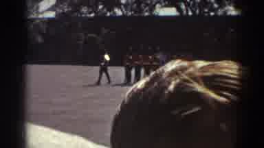 Quebec (1938): A Person Watching As The Queen's Guards Getting Ready To March