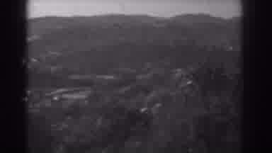 Vineland New Jersey-1938: View Of Tree Covered Hills On A Clear Sunny Day