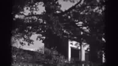 Vineland New Jersey (1938): Grainy Black And White Panning Shot Of A Tree On A