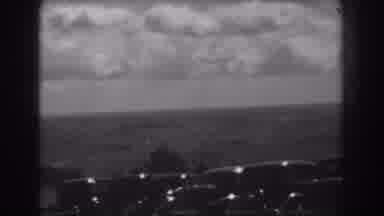 West Virginia (1938): A Very Cloudy Day Sailing Out At Sea In The Afternoon