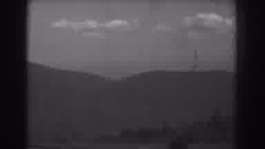 West Virginia (1938): Cloudy Day Sky Line Over Mountains With Forest In Foreground