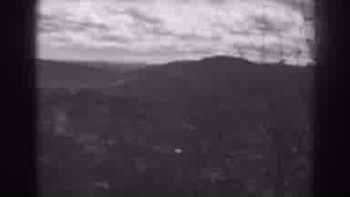 Winchester Maryland (1938): Black And White Image With Mountain On The Background