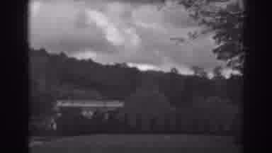 Winchester Maryland (1938): View Of Small House And Trees On A Cloudy Day
