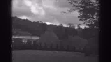 Winchester Maryland (1938): View Of Small House And Trees On A Cloudy Day