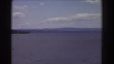 Mount Washington New Hampshire (1939): Large Body Of Water Scenery With Windy