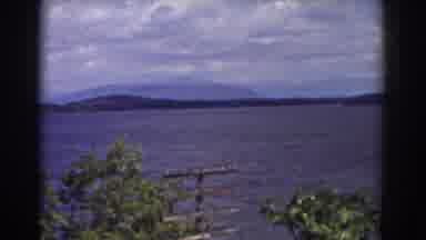 Mount Washington New Hampshire (1939): Clouds In The Sky With A Tree In The Front