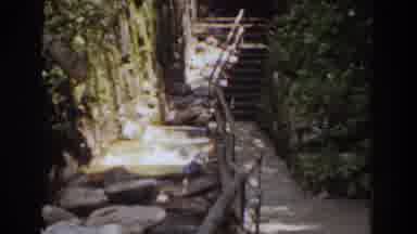 Mount Washington New Hampshire (1939): Viewing Of Small Sign At A Natural Rock And