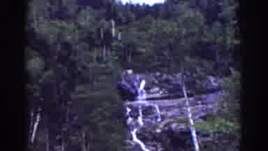 Mount Washington New Hampshire (1939): Body Of Water Falling On Waterfall