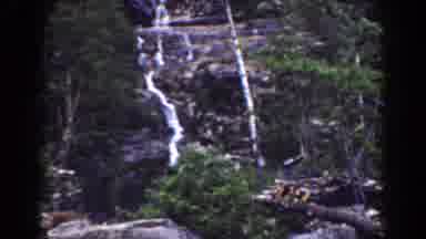 Mount Washington New Hampshire (1939): Sight Seeing At The Silver Cascade On A