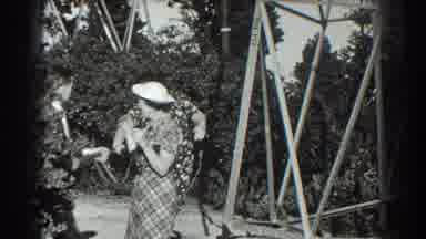 San Francisco California (1939): Three People Dancing With What Look Like A Gun In