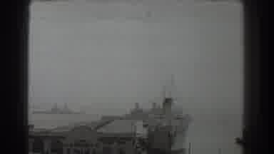 San Francisco California (1939): A Busy Port Harbor Where Ships Are Trying To Dock