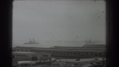 San Francisco California (1939): Sky View Of An Active Town Near The Ocean