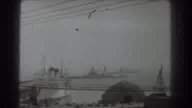San Francisco California (1939): Ships Sailing In The Sea Near The Dockyard Under
