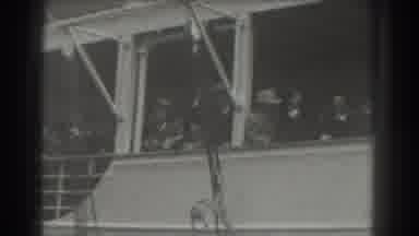 San Francisco California (1939): Ship Setting Sail To Sea With An Anxious Excited
