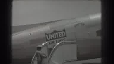 San Francisco California (1939): Black And White Footage Of Old United Airlines