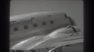 San Francisco California (1939): Airplane Starting Propeller Windows Partially