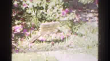 Florida (1941): Large Brick Building With Pathway Through Grass Lawn And White